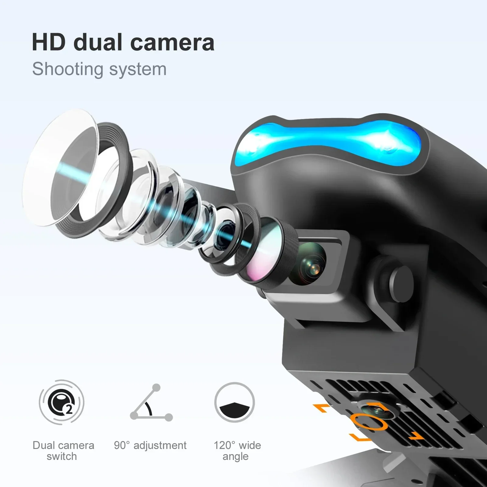 Новый E99 Pro HD 4K Дрон Двойн – обзор и цена Drone Camera Mount