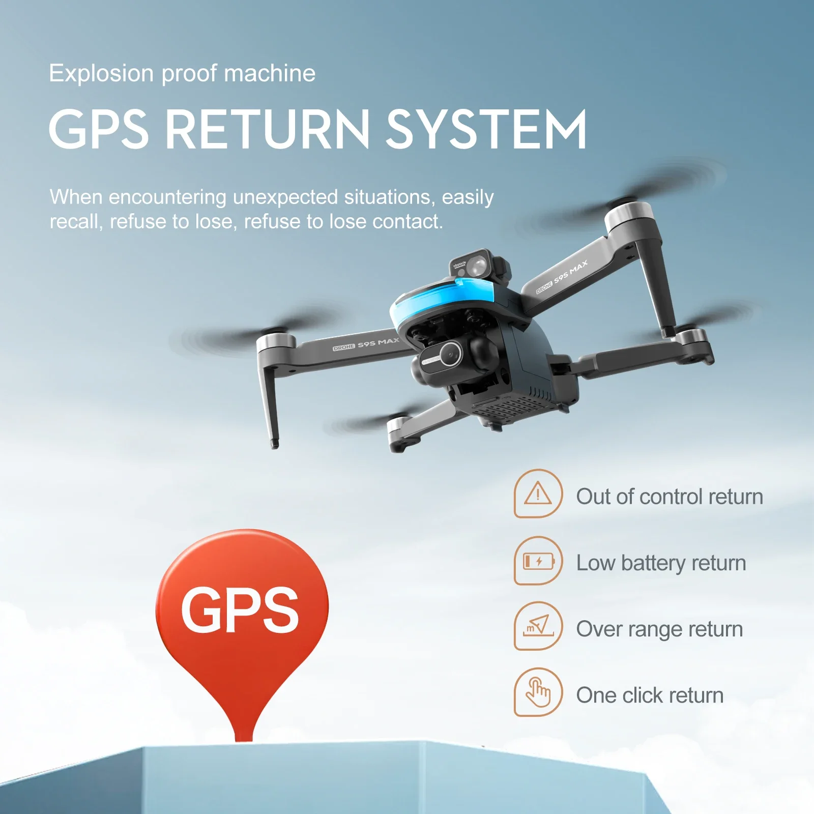 НОВЫЙ S9S MAX MINI Drone 4K 2- – обзор и цена Drone Camera Lens