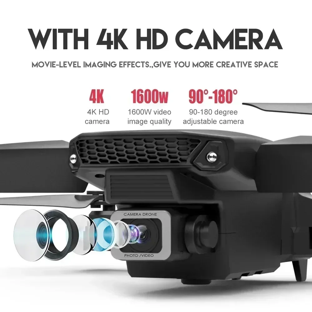 E88 Pro WIFI FPV Дрон Широкоуг – обзор и цена Drone Camera Lens