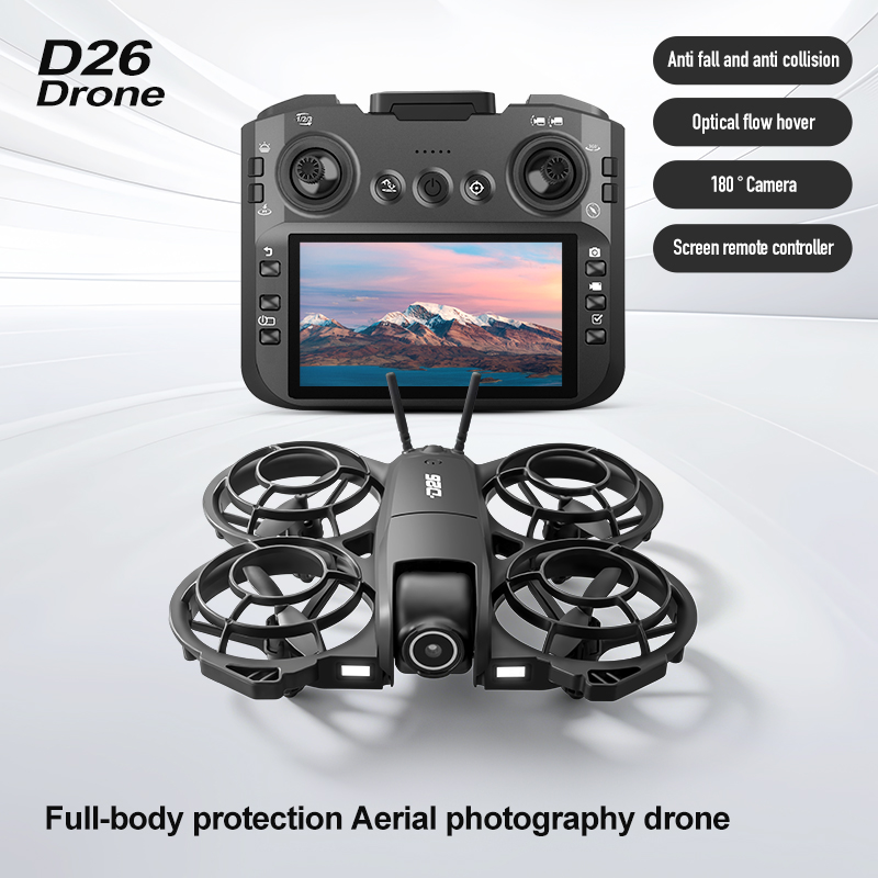 Дрон D26 4K Aerial HD 180 °    – обзор и цена Drone Camera Lens